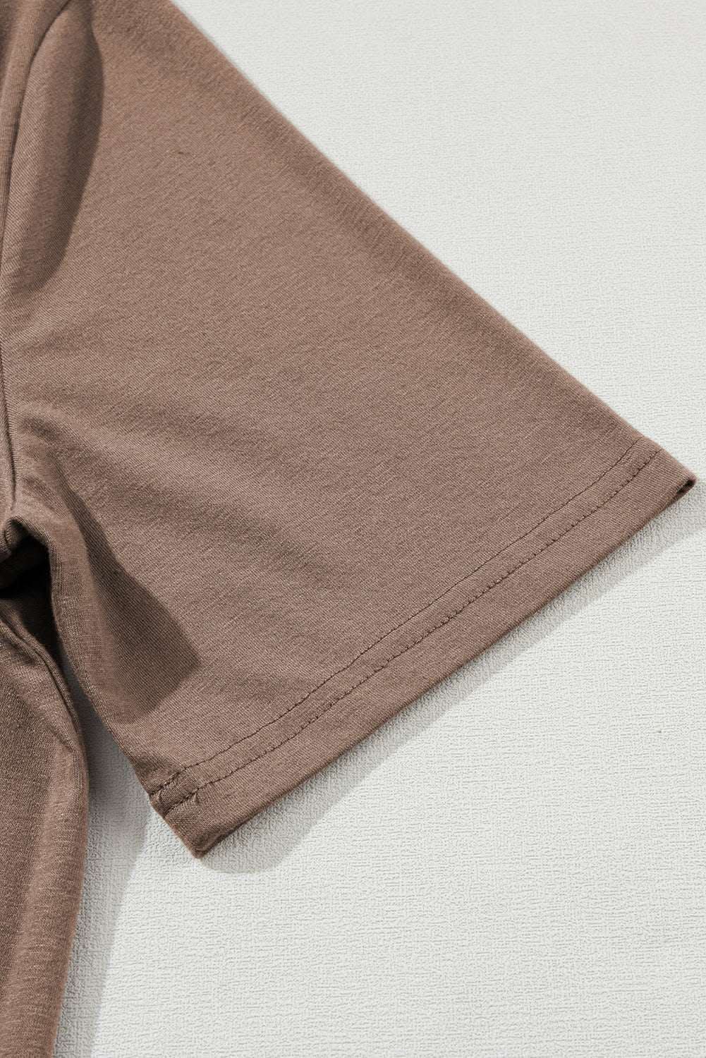 Smoke Gray Solid Color T Shirt 2pcs Wide Leg Pants Set - Love Salve